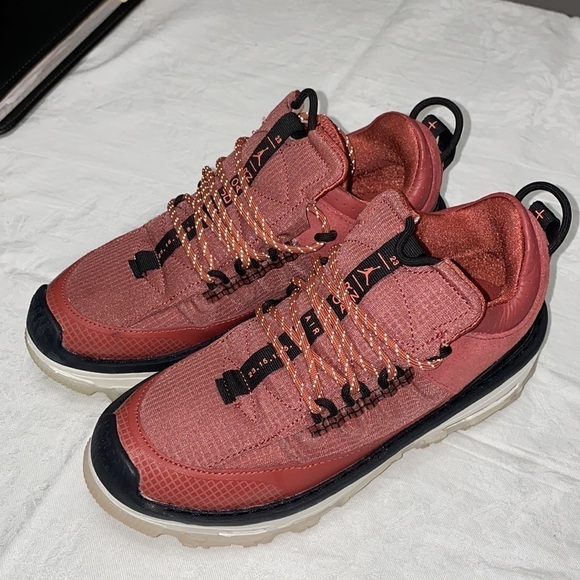 Nike Jordan Air Mae Size 5.5 NEW Canyon Rust Mango Black - Picture 5 of 15